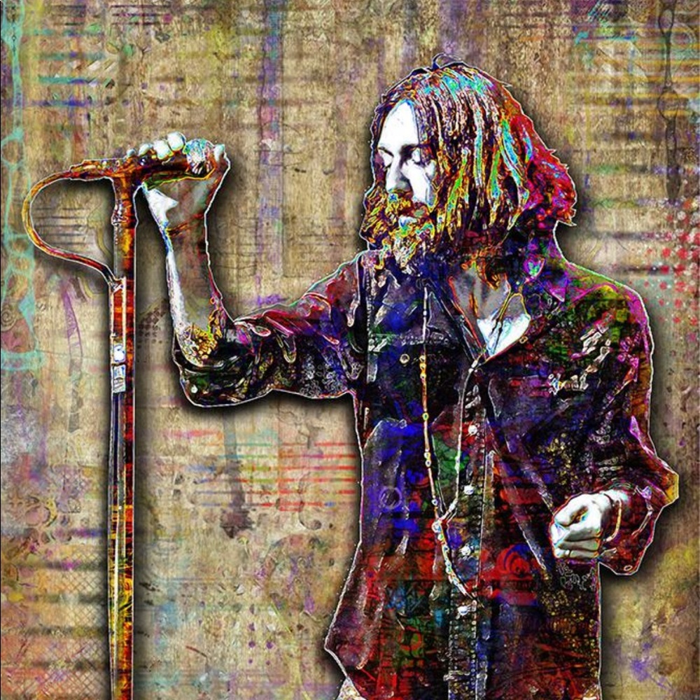 Black Crowes 20x30in Poster Chris Robinson Art
